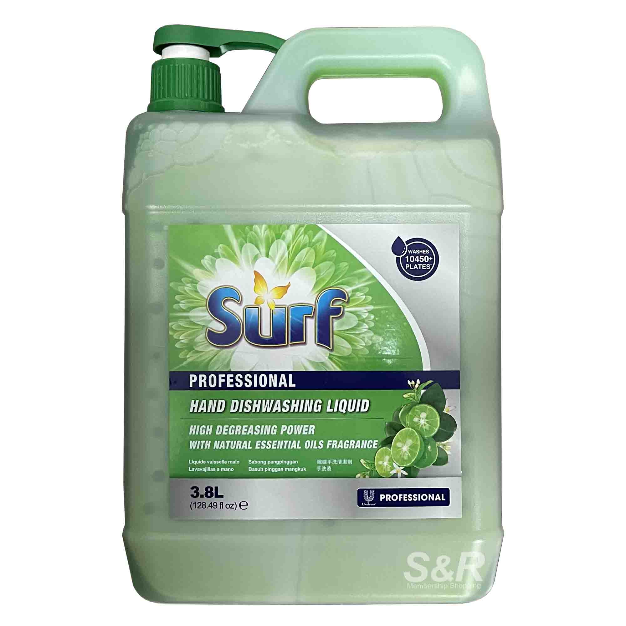 Surf Professional Lime Hand Dishwashing Liquid 3.8L Surf Professional Lime Hand Dishwashing Liquid 3.8L